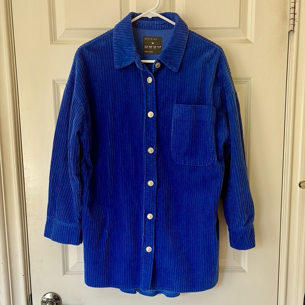 Royal Blue Utility Jacket